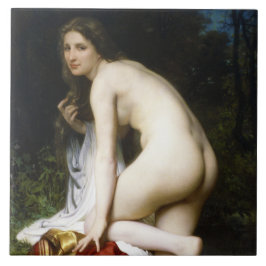 Beautiful Female Bather (von Bouguereau) Fliese