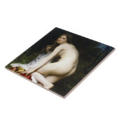 Beautiful Female Bather (von Bouguereau) Fliese (Seite)