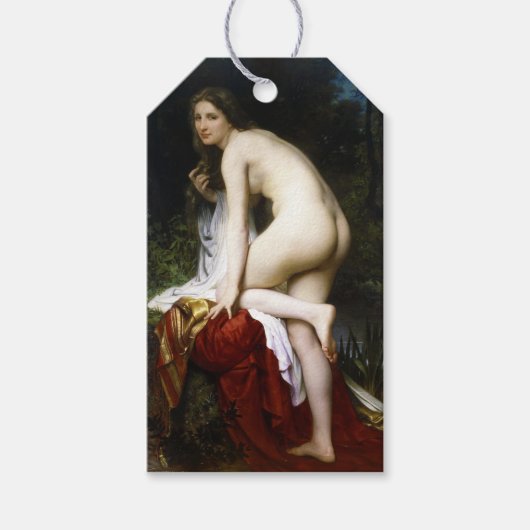 Beautiful Female Bather (von Bouguereau) Geschenkanhänger (Vorderseite)