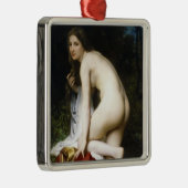 Beautiful Female Bather (von Bouguereau) Ornament Aus Metall (Rechts)