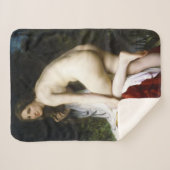 Beautiful Female Bather (von Bouguereau) Sherpadecke (Vorderseite (Horizontal))