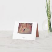 Beautiful Female Kardinal Bird Karte (Rückseite)