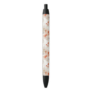 Beautiful Feminine Peach Red White Floral Kugelschreiber