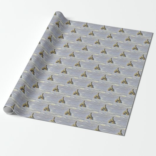 Beautiful First Nations Inukshuk - Diagonal Design Geschenkpapier (Ungerollt)