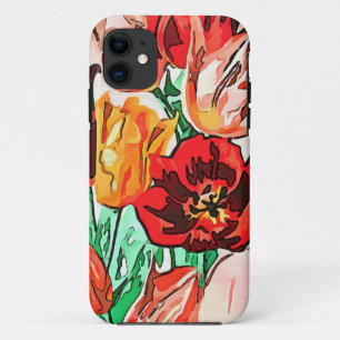 Beautiful Floral Bouquet Tulips Kontur Case-Mate iPhone Hülle