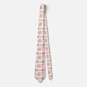 Beautiful Floral Butterfly Garden Neck Tie Krawatte (Vorderseite)