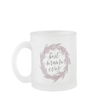 Beautiful Floral Custom Best Mama Ever Tasse