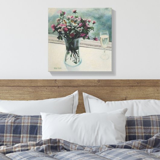 Beautiful floral fine art canvas by Pola.B.Alex Leinwanddruck (Insitu (Schlafzimmer))