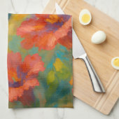 Beautiful Floral Hummingbird Kitchen Towel Geschirrtuch (Viertel Falte)