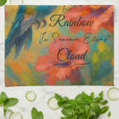 Beautiful Floral Hummingbird Kitchen Towel Geschirrtuch (Gefaltet)