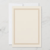 Beautiful Floral Hydrangea Bridal Shower Einladung (Rückseite)