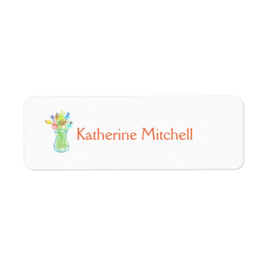 Beautiful floral ID label (Vorne)
