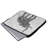 Beautiful Floral Paisley Laptopschutzhülle (Vorne Knopf)