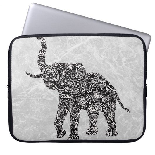 Beautiful Floral Paisley Laptopschutzhülle (Vorderseite)