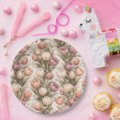 Beautiful Floral Pappteller (Party)