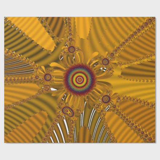 Beautiful Floral Pattern  Geschenkpapier (Flach)