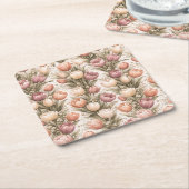 Beautiful Floral Rechteckiger Pappuntersetzer (angewinkelt)