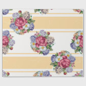 Beautiful floral seamless pattern with hydrangea p geschenkpapier (Flach)