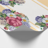 Beautiful floral seamless pattern with hydrangea p geschenkpapier (Ecke)
