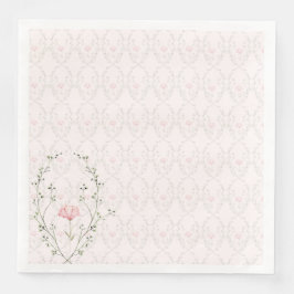 Beautiful Floral  Serviette