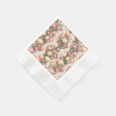 Beautiful Floral Serviette (Ecke)