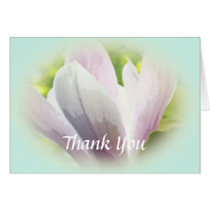 beautiful floral thank you card.