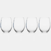 Beautiful Flow Blue Style Mahjong Wine Glasses Weinglas Ohne Stiel (Links)