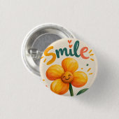 beautiful flower button  (Vorne & Hinten)