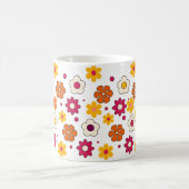 Beautiful flower pattern mug kaffeetasse (Mittel)