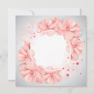 Beautiful flowers in die Runde Frame
