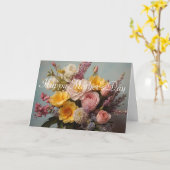 Beautiful Flowers Mother's Day Card Karte (Gelbe Blume)