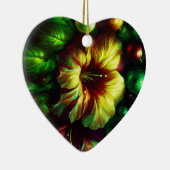 Beautiful Flowers on a Valentines Day Tree Keramik Ornament (Rechts)