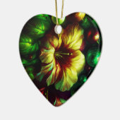 Beautiful Flowers on a Valentines Day Tree Keramik Ornament (Links)
