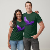 Beautiful Flying Eagle Forest Bird Silhouette fami T-Shirt (Unisex)