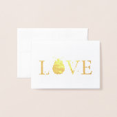 Beautiful Foil 'Liebe Bug' Folienkarte (Vorderseite mit Umschlag)