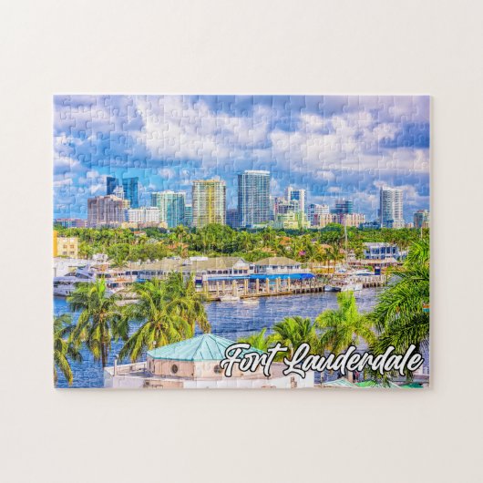 Beautiful Fort Lauderdale, Florida, USA Puzzle (Horizontal)