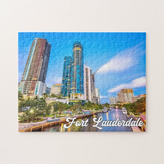 Beautiful Fort Lauderdale, Florida, Vereinigte Sta Puzzle (Horizontal)