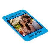 Beautiful Foto Keepake Memory Benutzerdefiniert Magnet (Rechte Seite)
