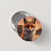 Beautiful Fox Button (Vorne & Hinten)