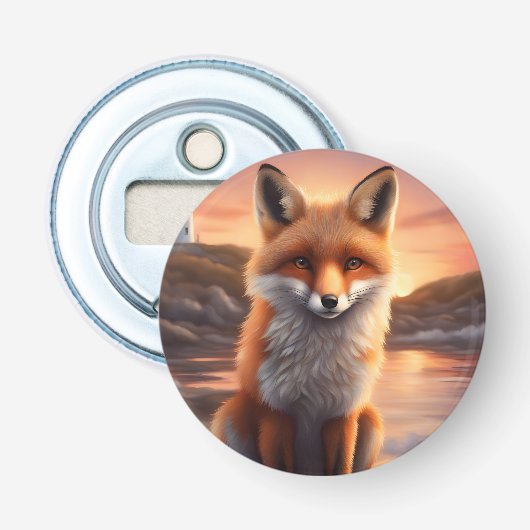 Beautiful Fox Flaschenöffner (Vorderseite)