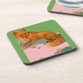 Beautiful Fox Getränkeuntersetzer (Linke Seite)