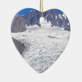 Beautiful Fox Glacier Neuseeland Keramikornament (Rechts)