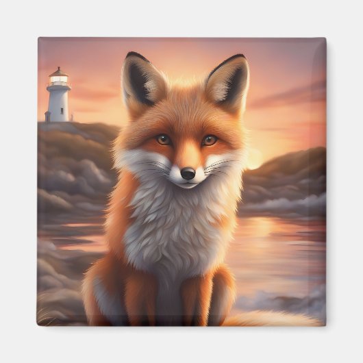 Beautiful Fox Magnet (Vorne)