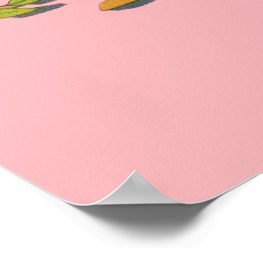 Beautiful Fox Poster (Ecke)