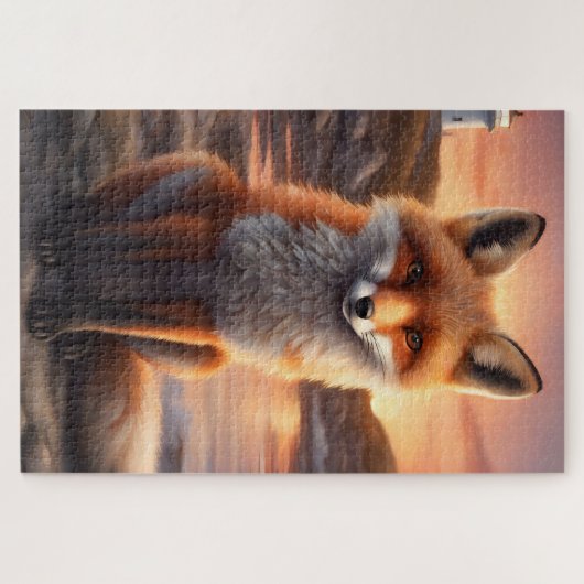 Beautiful Fox Puzzle (Horizontal)