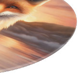 Beautiful Fox Schneidebrett (Ecke)