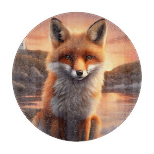 Beautiful Fox Schneidebrett