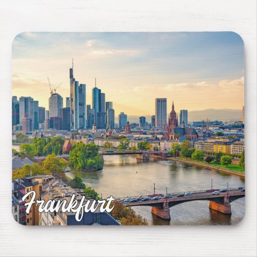 Beautiful Frankfurt, Deutschland Mousepad (Vorne)