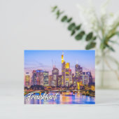 Beautiful Frankfurt, Deutschland Postkarte (Stehend Vorderseite)