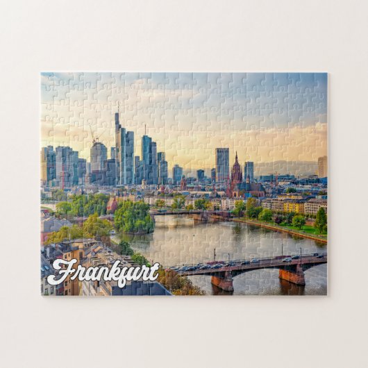 Beautiful Frankfurt, Deutschland Puzzle (Horizontal)
